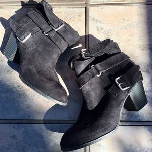 Black Suede Ankle Boots